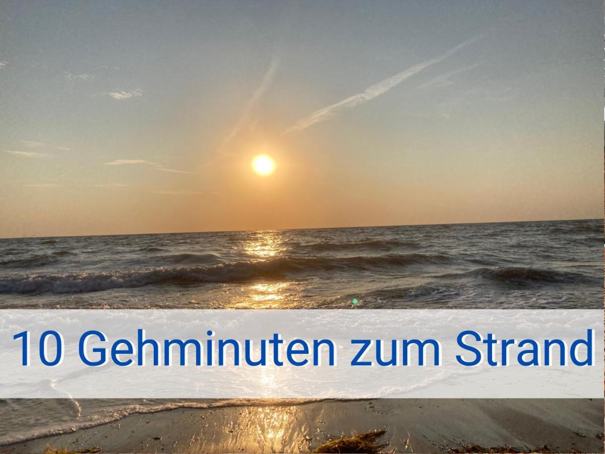 Boeltser Hus Ferienwohnungen Mit Strandkorb Und Kamin 10 Gehminuten Zum Kurtaxefreien Sandstrand Kraksdorf Ngoại thất bức ảnh