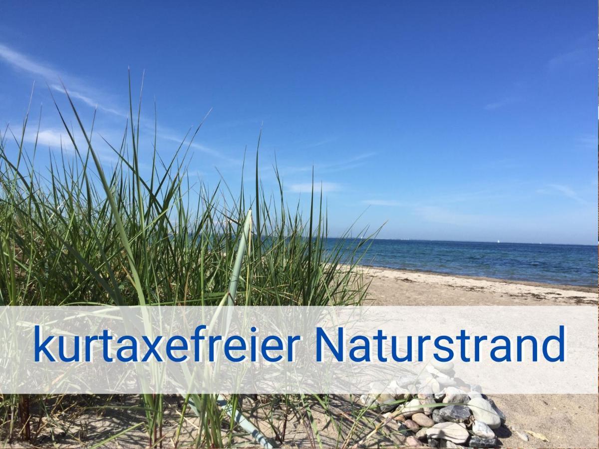 Boeltser Hus Ferienwohnungen Mit Strandkorb Und Kamin 10 Gehminuten Zum Kurtaxefreien Sandstrand Kraksdorf Ngoại thất bức ảnh
